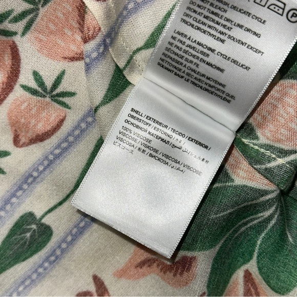 Farm Rio Floral Garden V Neck Kaftan Maxi Cutout Dress Womens S - Picture 6 of 9